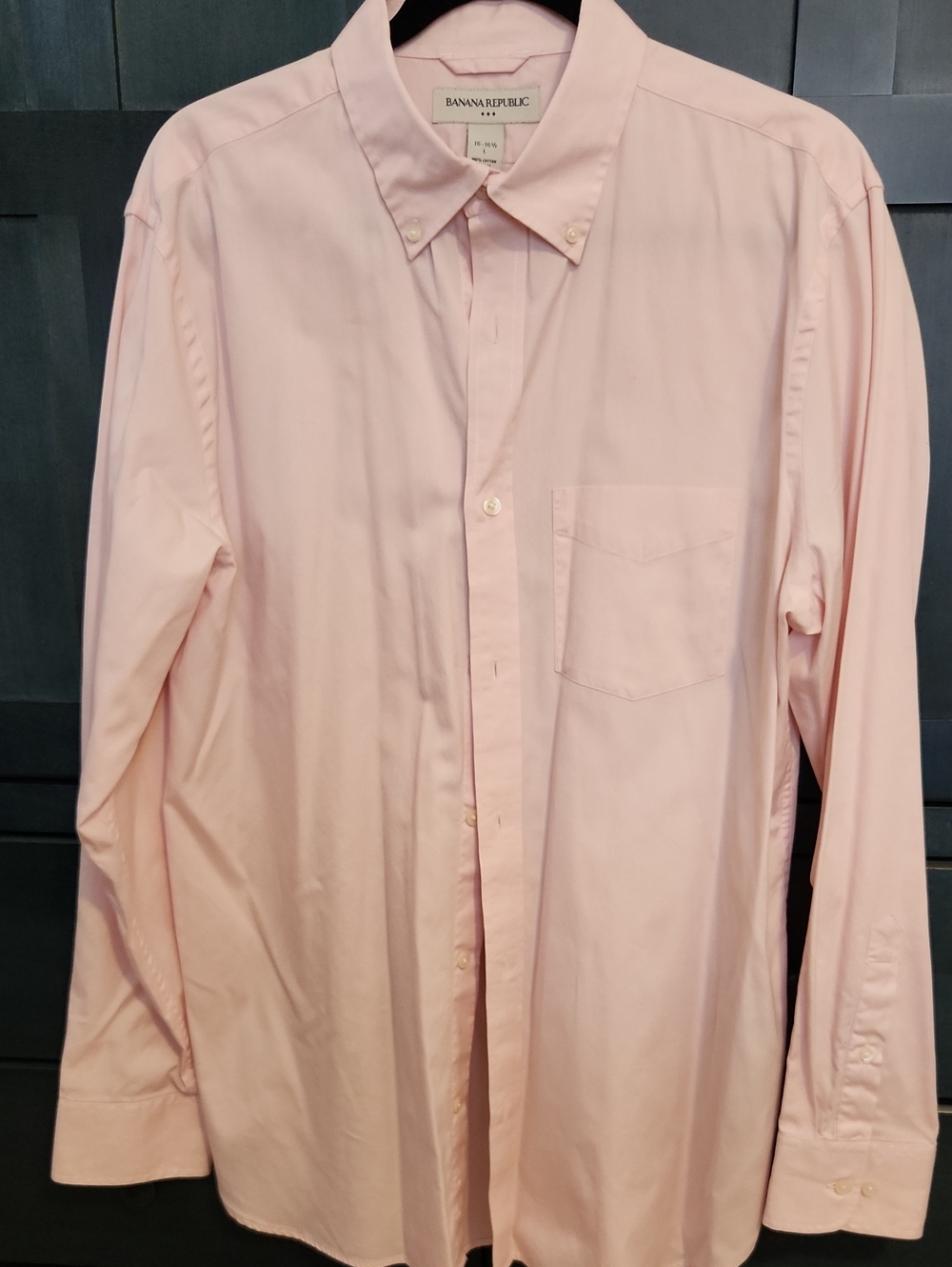 Banana Republic Pale Pink Men's Button-Down Dress Shirt
